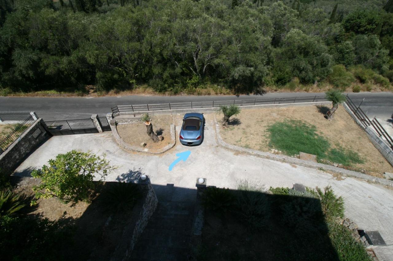 Corfu Luxury Apartment, Tranquility, Mountain & Sea Views Ájos Górdios Eksteriør bilde