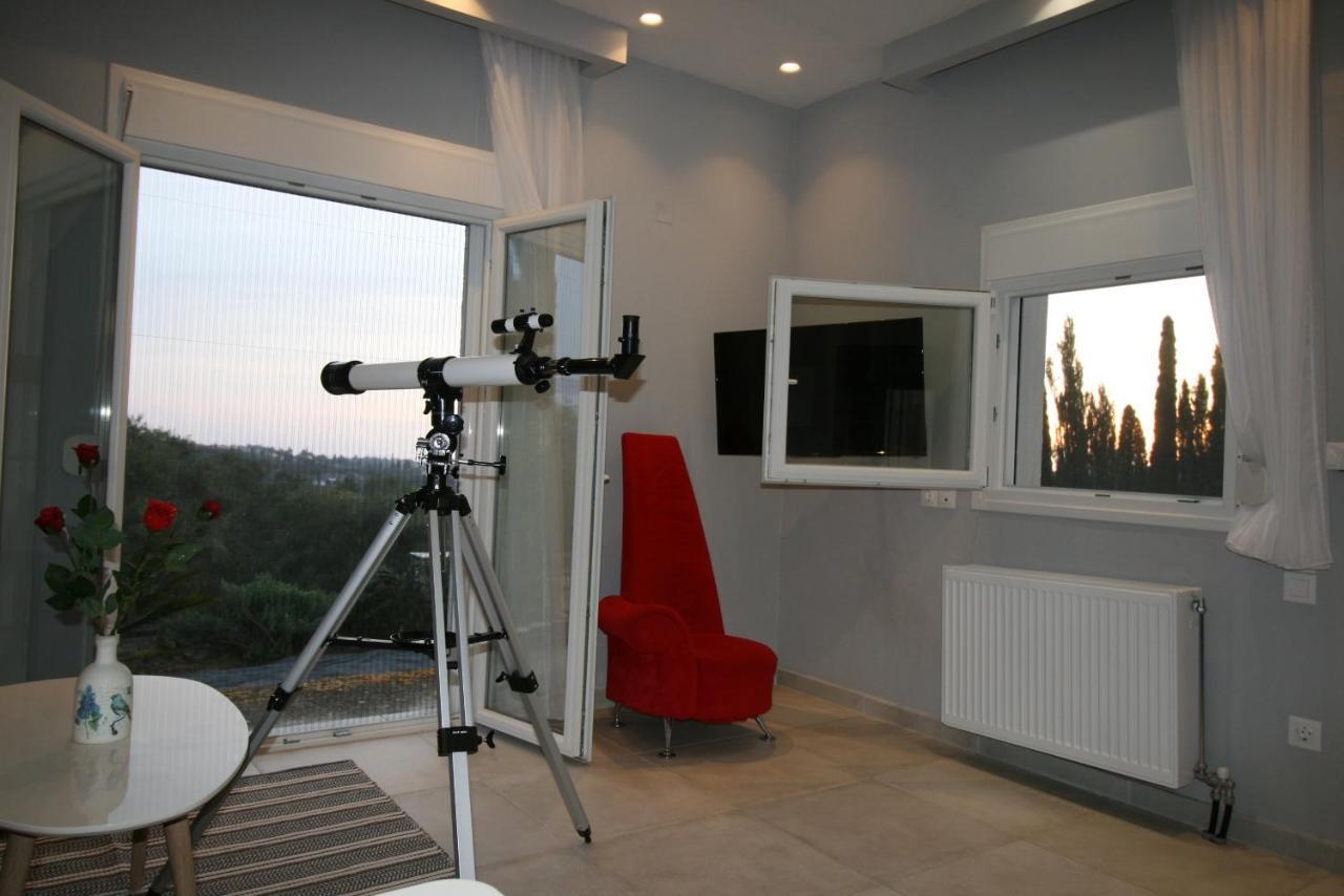 Corfu Luxury Apartment, Tranquility, Mountain & Sea Views Ájos Górdios Eksteriør bilde